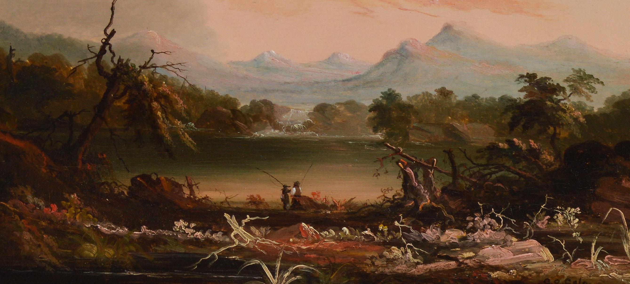 Hudson River School Landscape Circa 1840 by Charles Octavius Cole 5