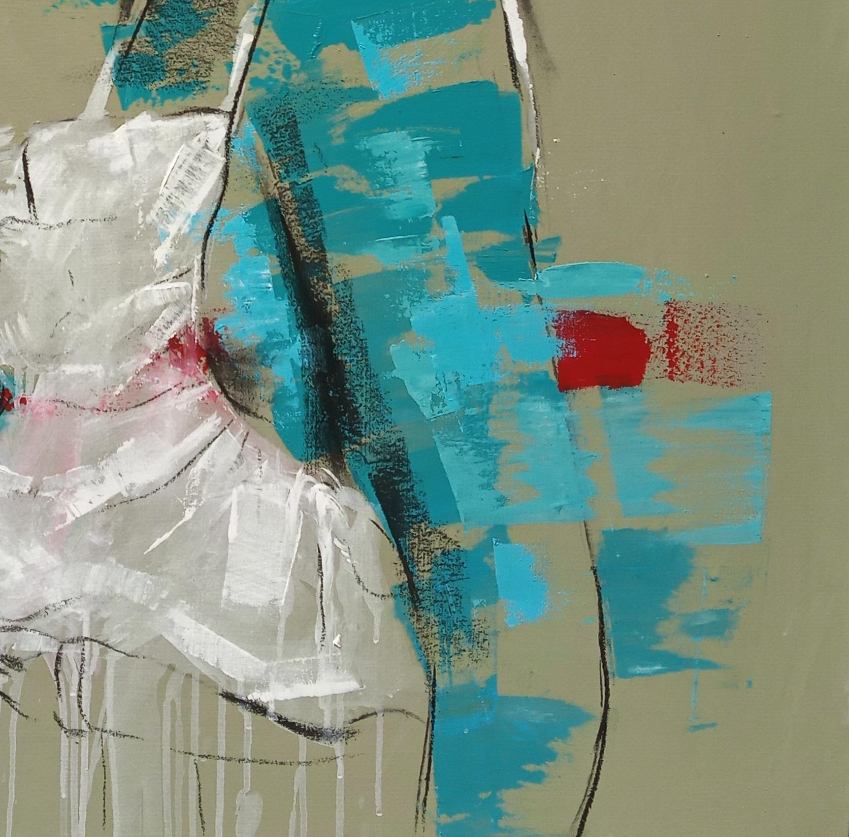 Io sono la mia migliore amica - Painting di Charles Osaro