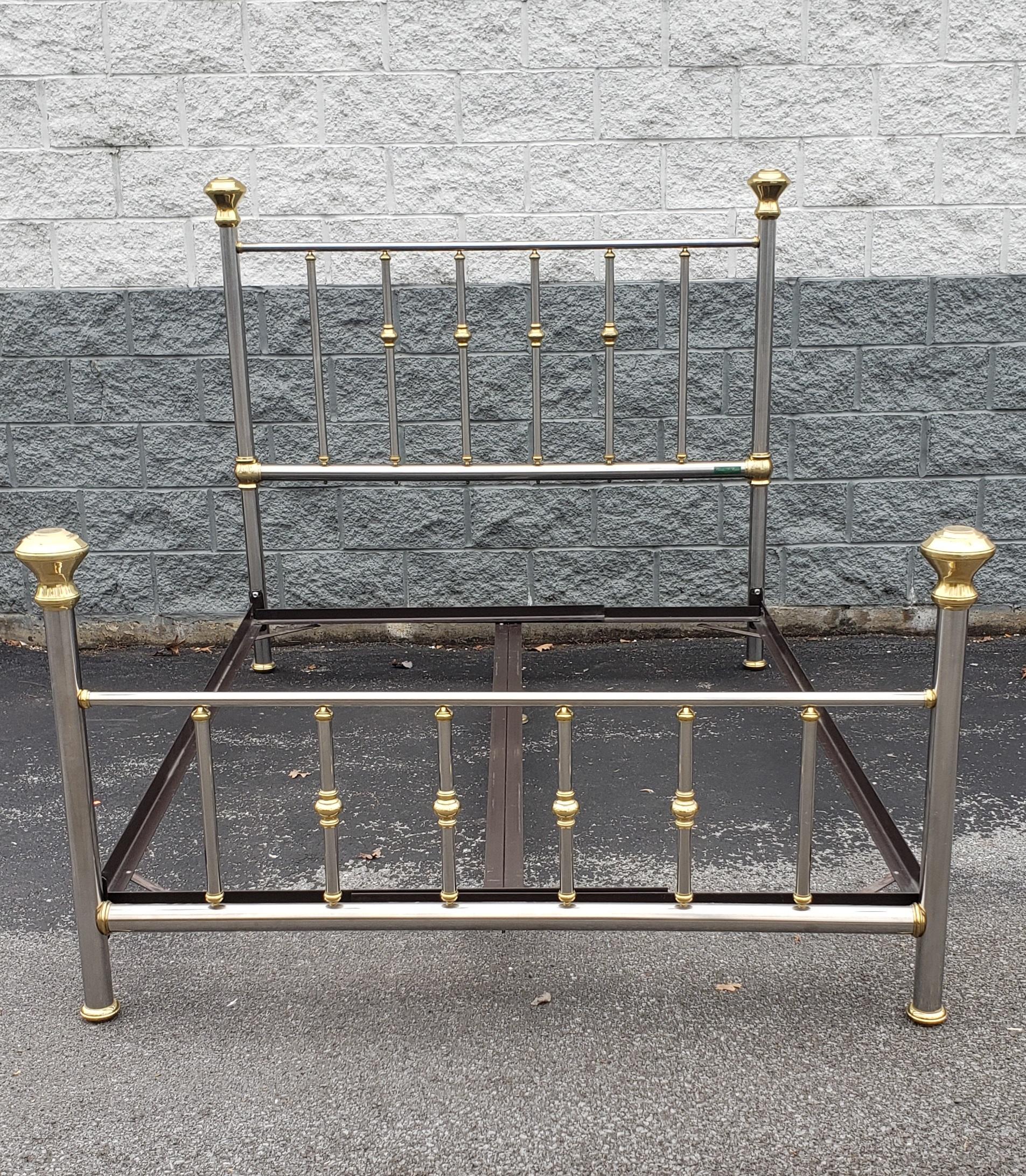 vintage brass bed frame queen