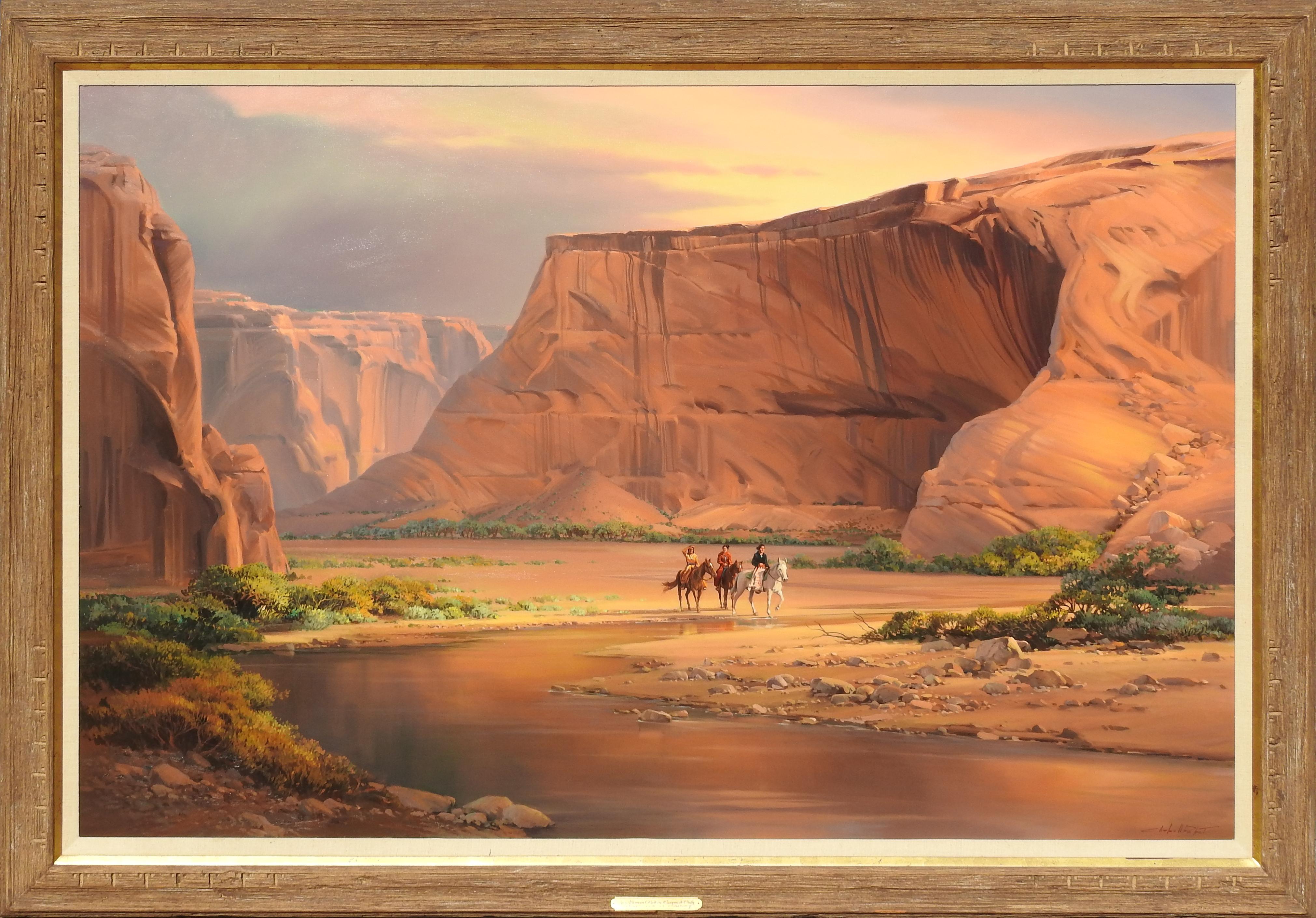 Charles Pabst "An Afternoon Ride in Canyon de Chelly", Charles Pabst
