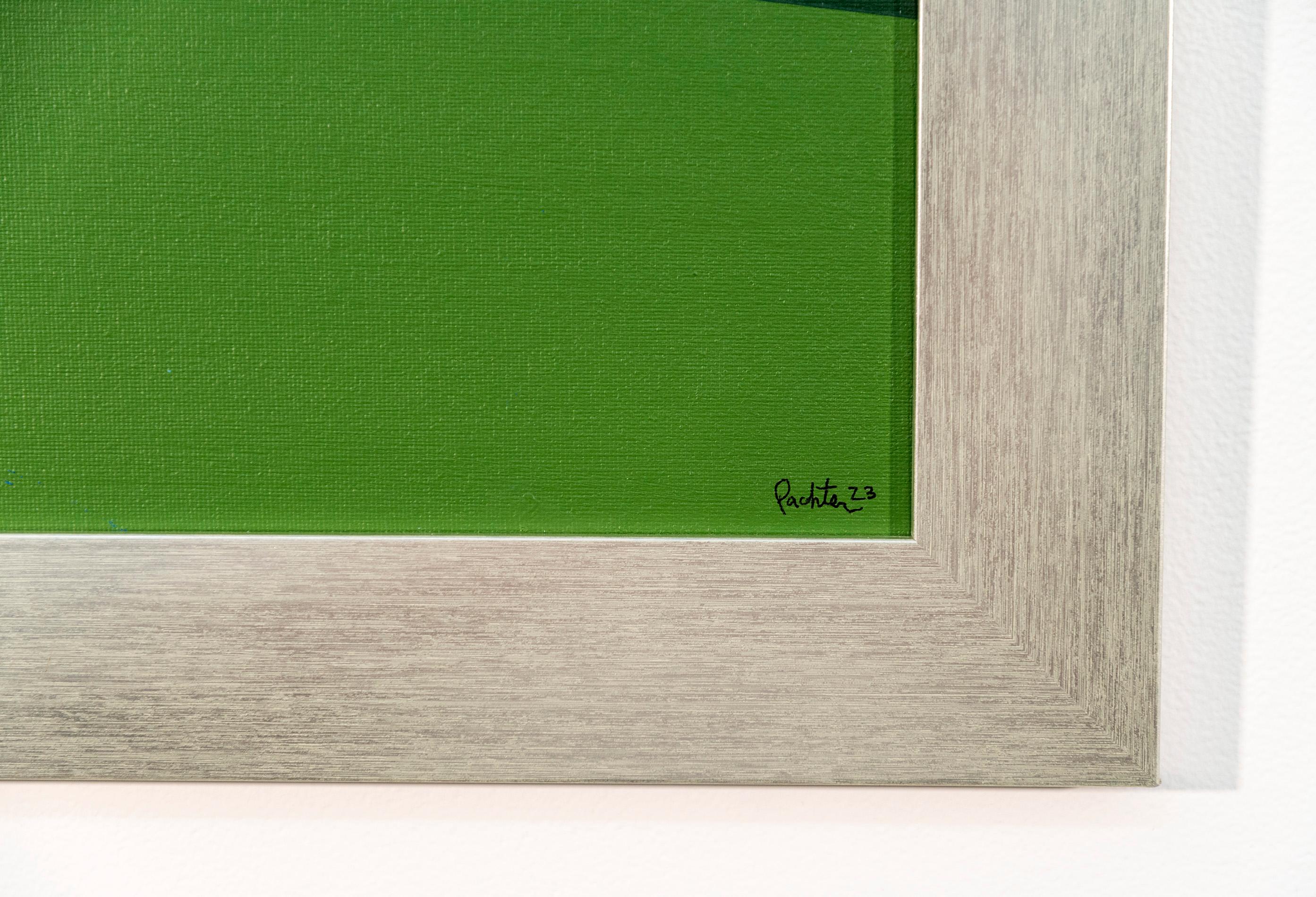 Charles Pachter, uno degli artisti più amati del Canada, continua a ritrarre immagini patriottiche come il fienile con una forma semplice ed elegante e colori vivaci. In questo dipinto pop art in acrilico, un fienile dalle linee pulite e grafiche