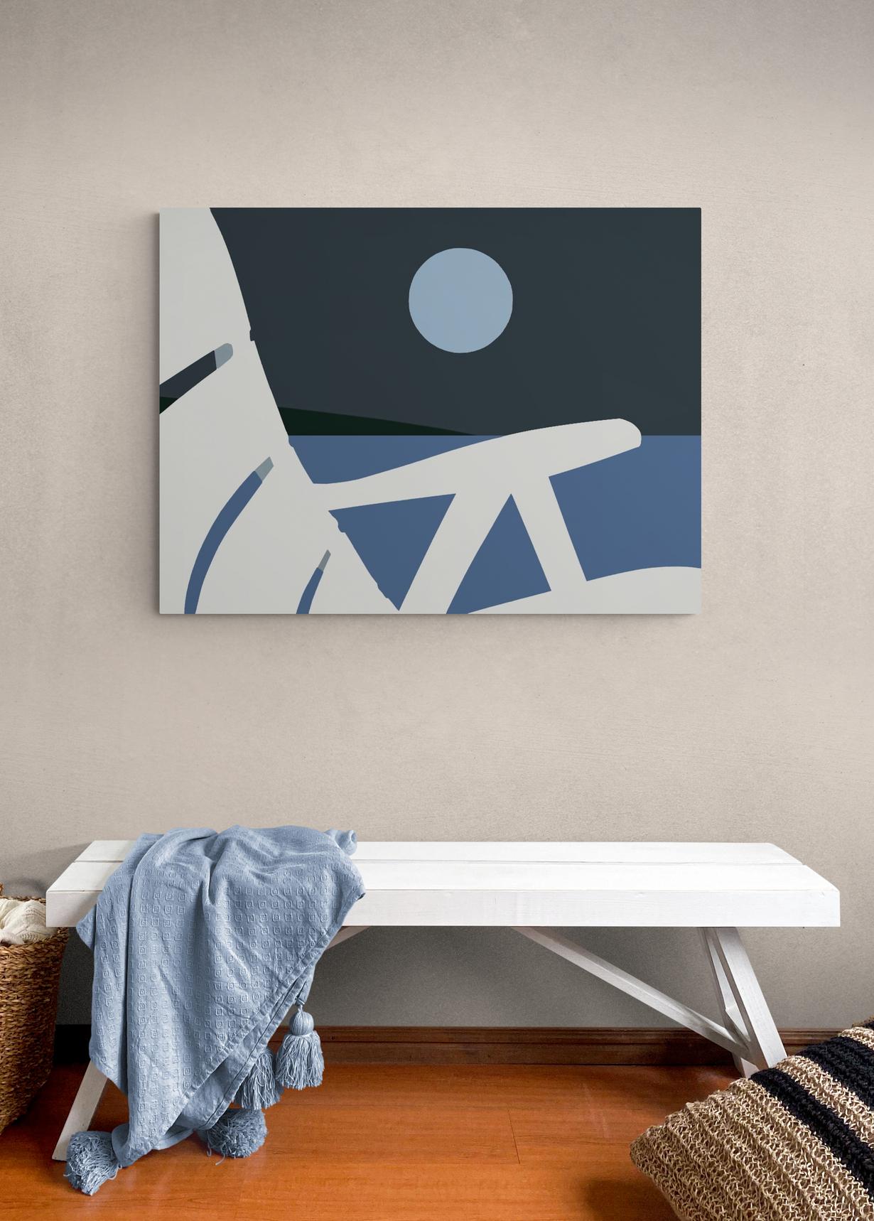 Stuhl und Mond im Angebot 1