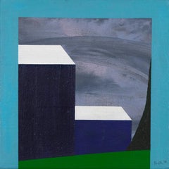 Charles Pachter "Mini Blue Barn"