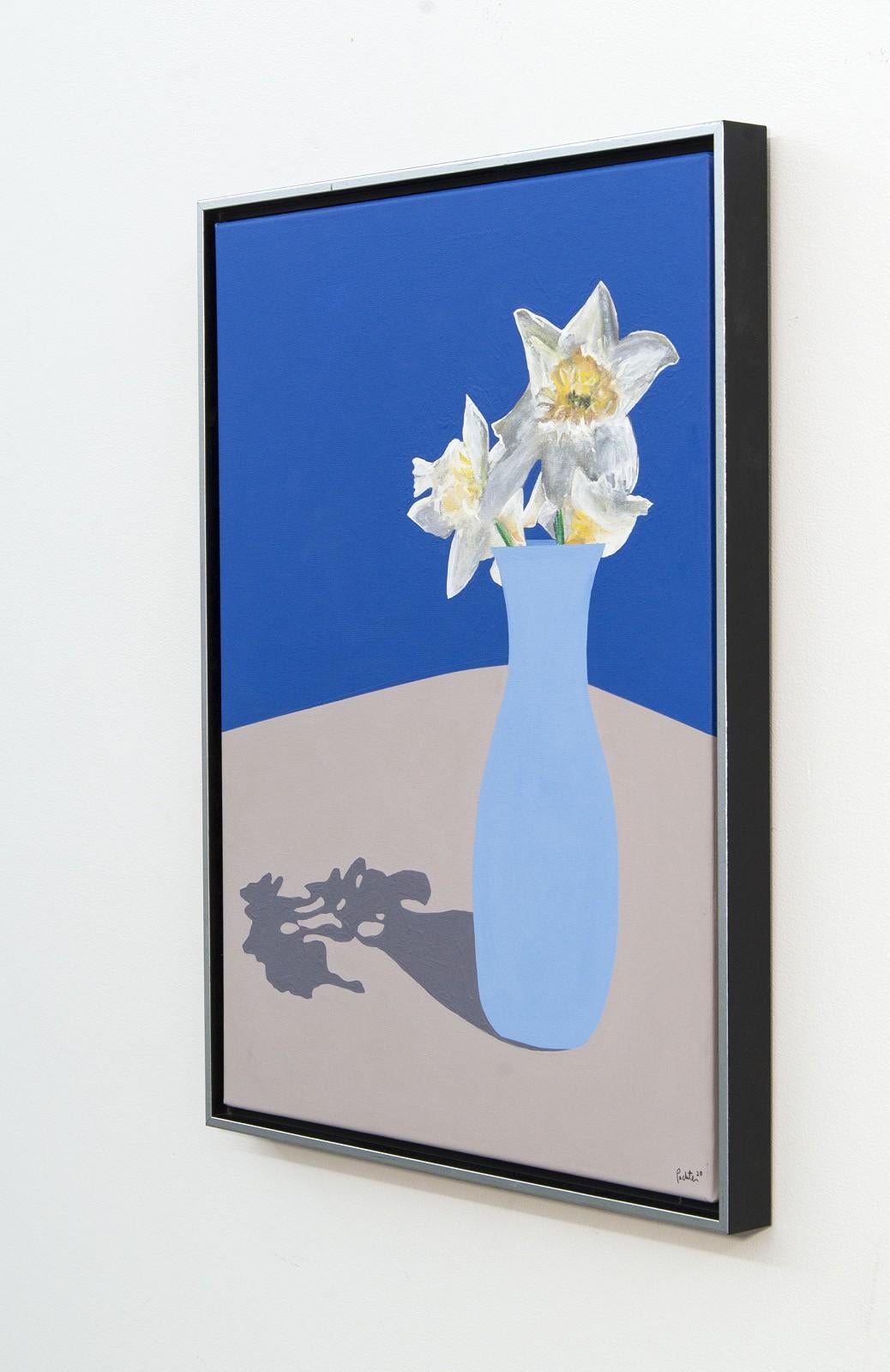 Daffodils - flowers, pop-art, spring, iconic, contemporary, acrylic on canvas - Painting by Charles Pachter
