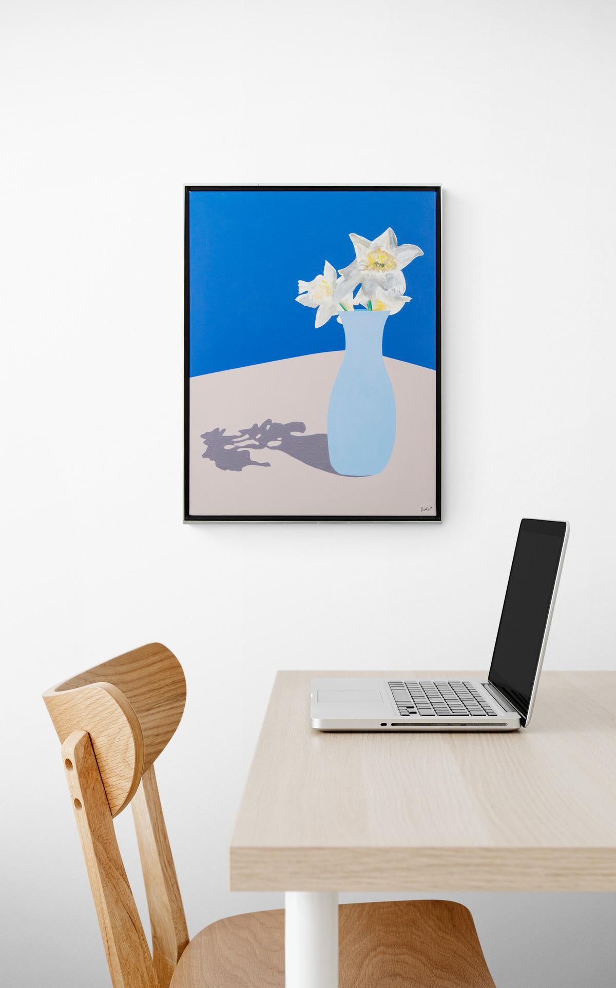 Daffodils - flowers, pop-art, spring, iconic, contemporary, acrylic on canvas - Contemporary Painting by Charles Pachter