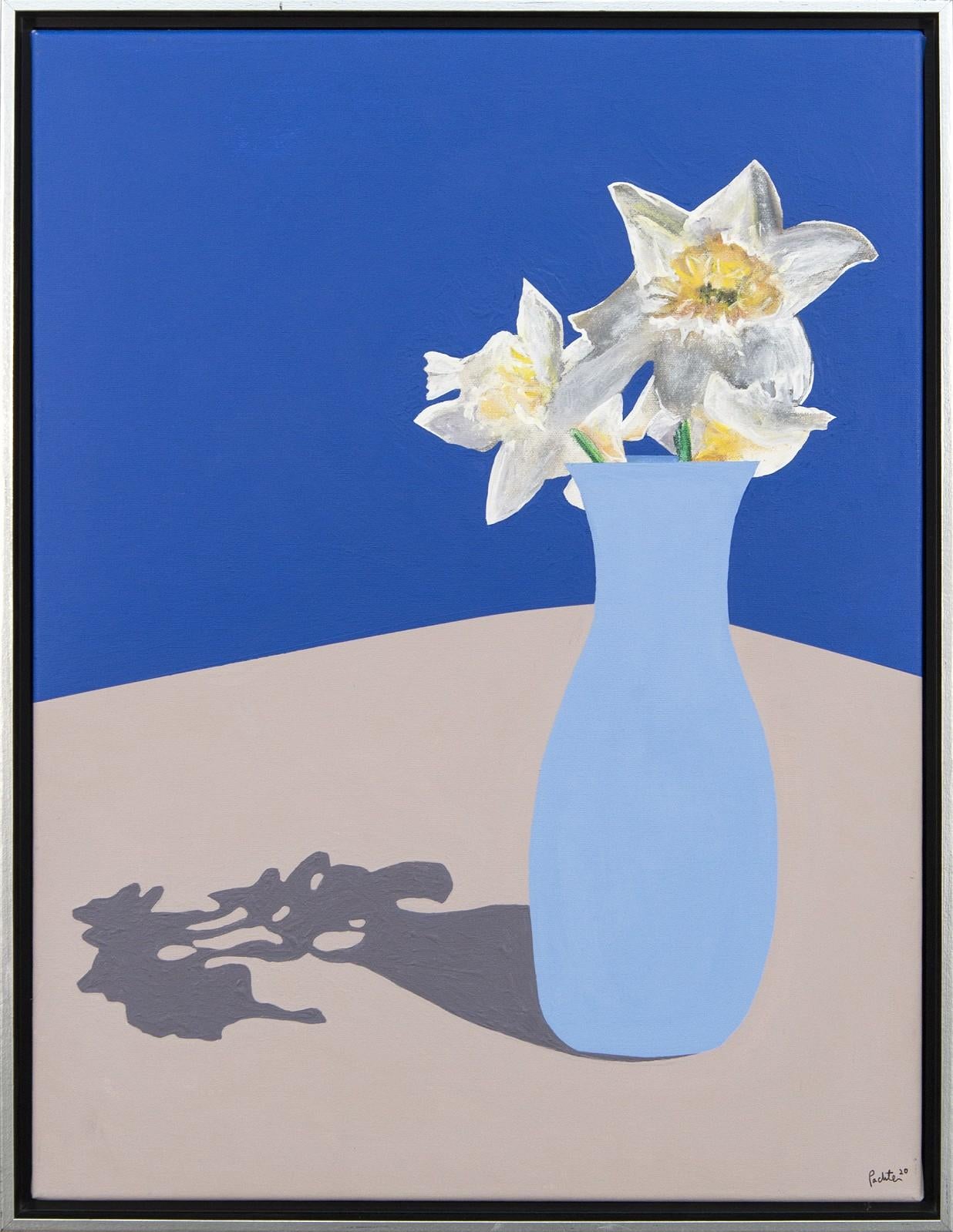 Charles Pachter Figurative Painting - Daffodils - flowers, pop-art, spring, iconic, contemporary, acrylic on canvas