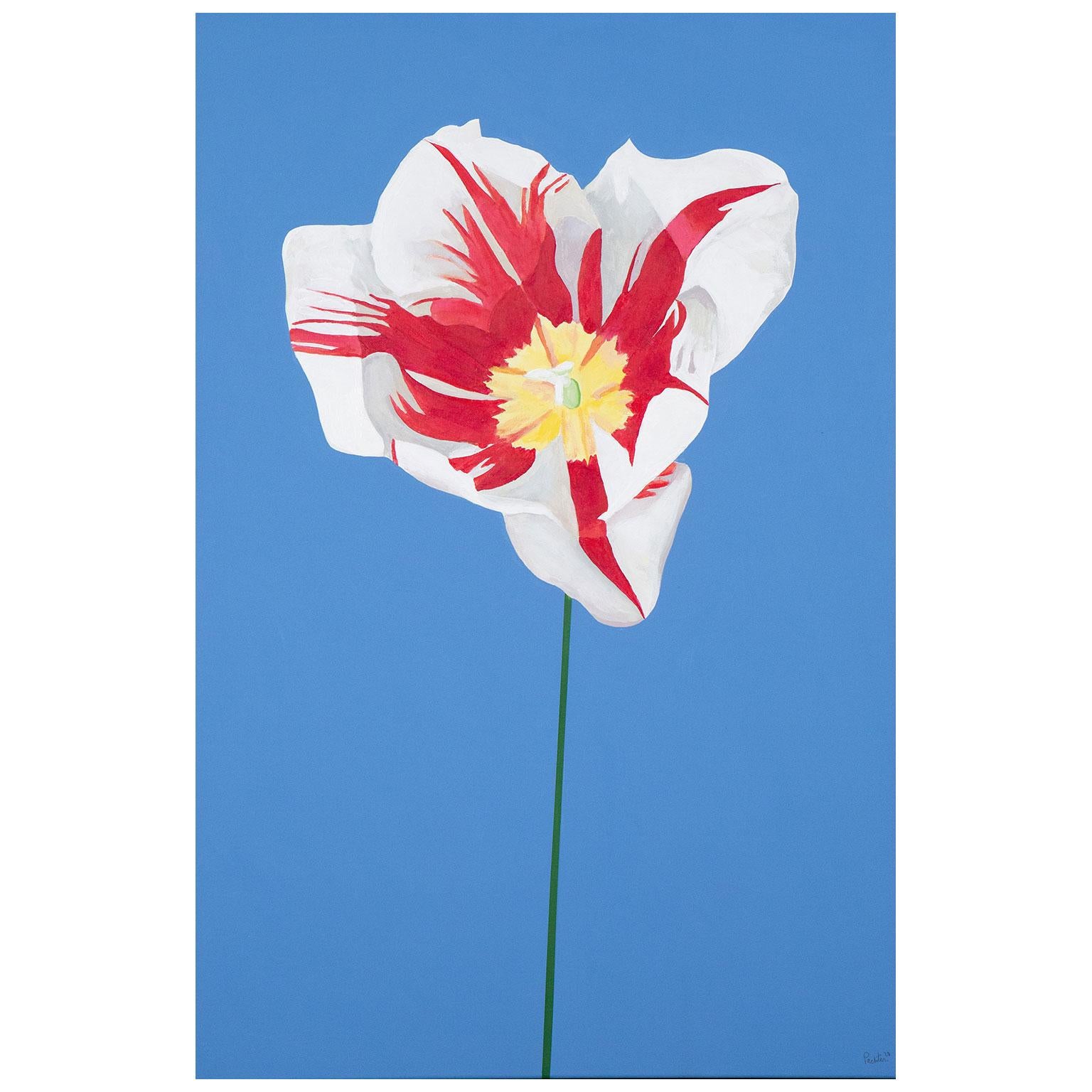 Grand Tulip - Painting by Charles Pachter