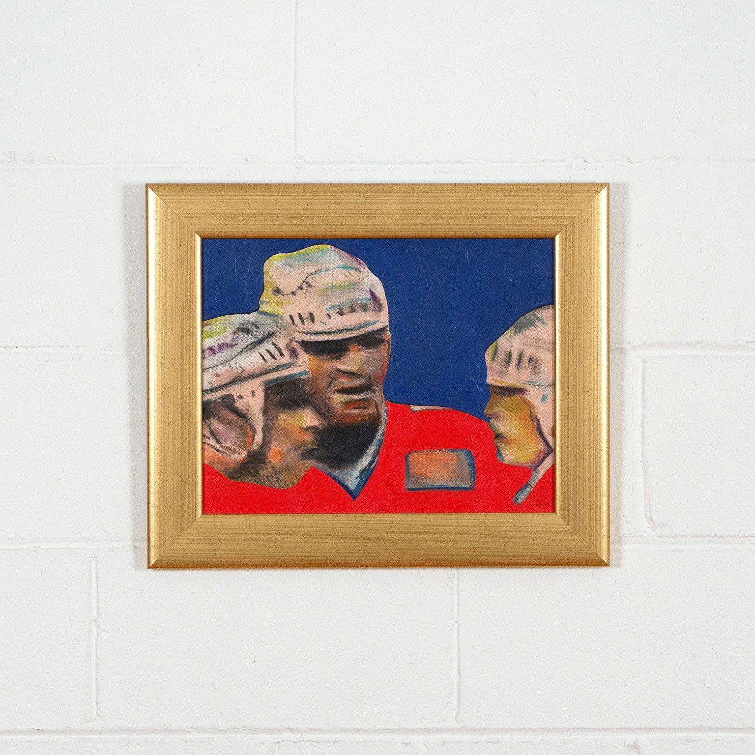 Hockey Knights - Painting by Charles Pachter