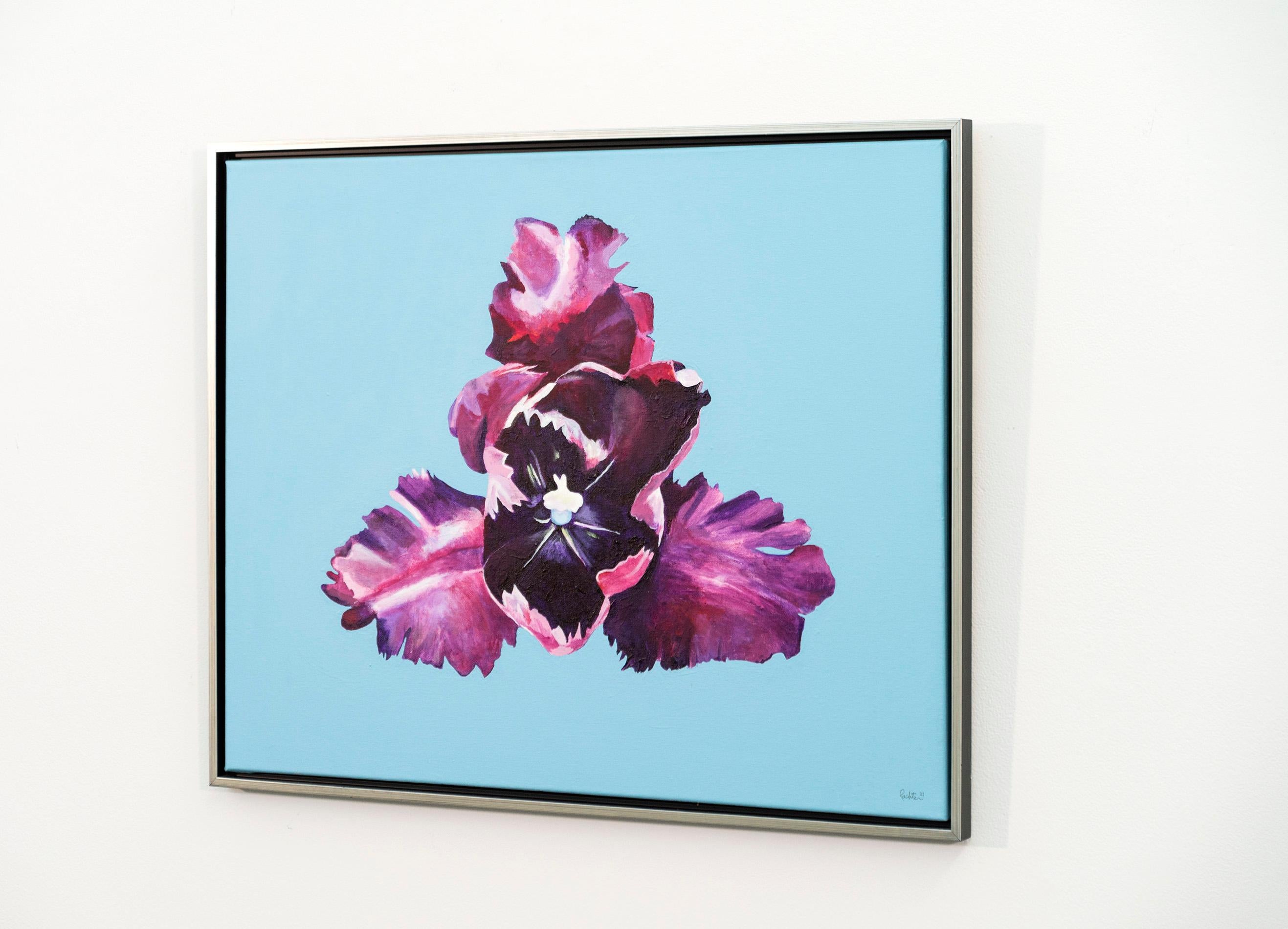 Iris - Blumen, Pop-Art, Frühling, zeitgenössisch, Acryl auf Leinwand – Painting von Charles Pachter