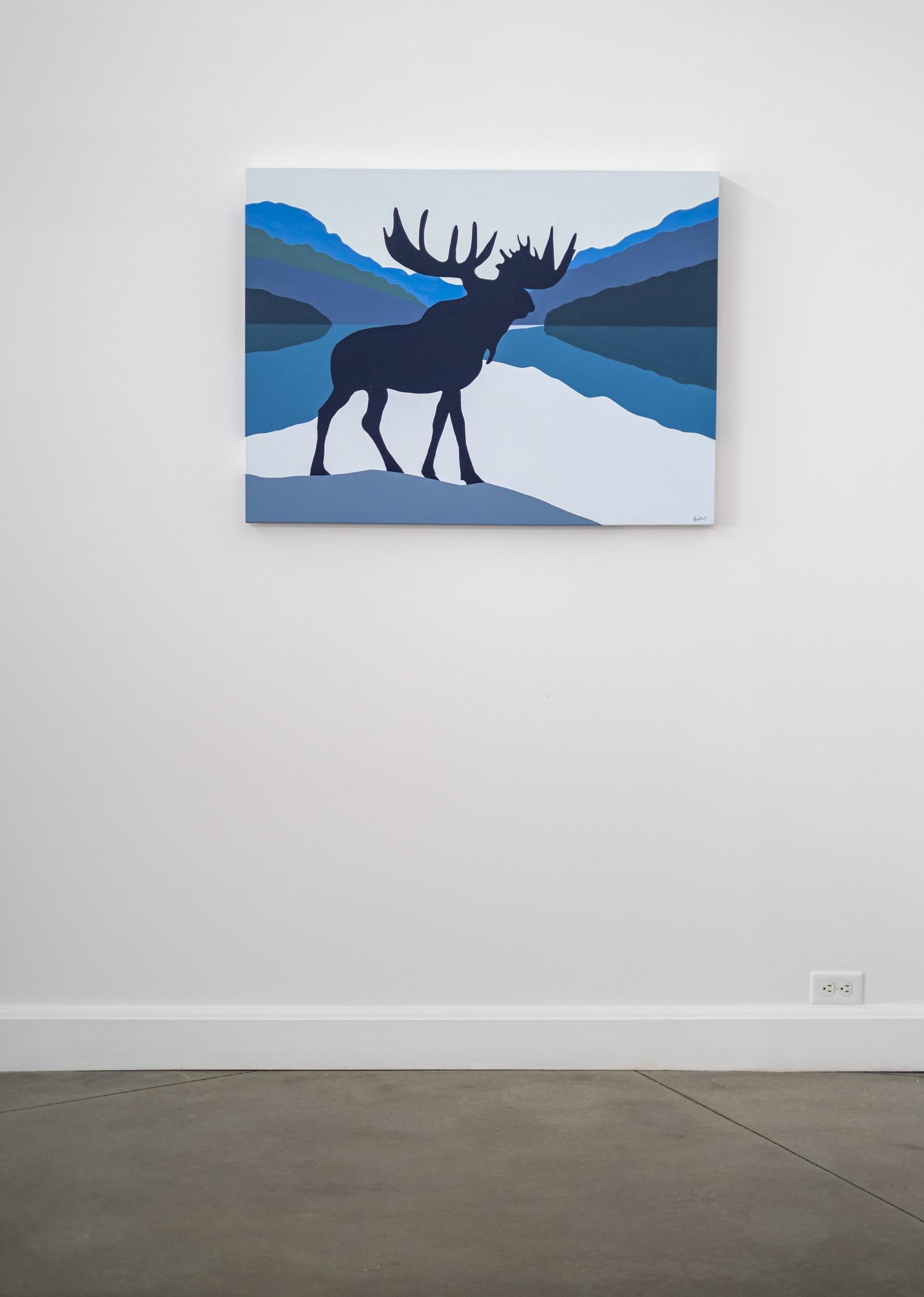 Lookout - pop-art, Canadiana, iconic, contemporary, acrylic on canvas - Painting by Charles Pachter