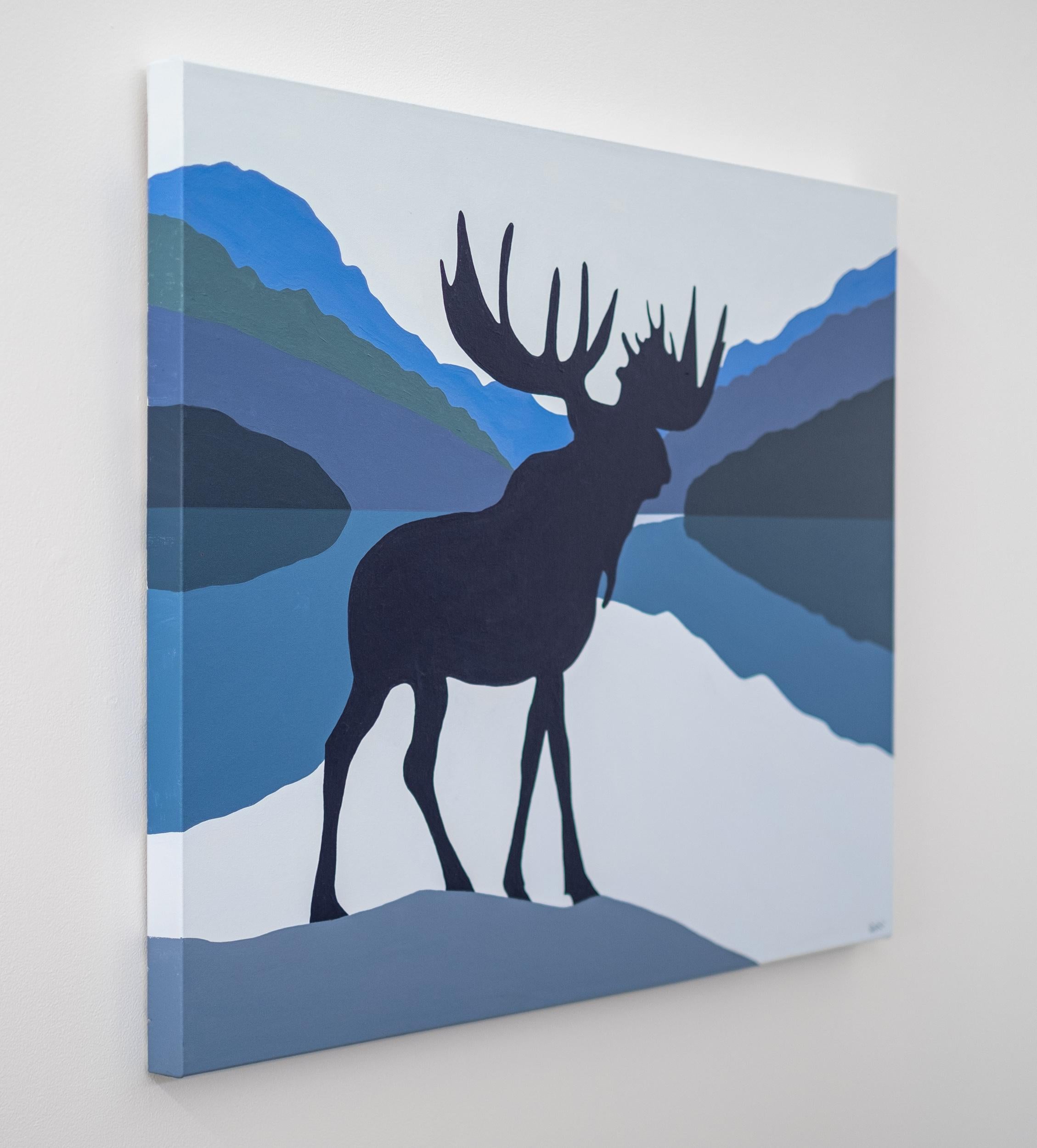 Lookout - pop-art, Canadiana, iconic, contemporary, acrylic on canvas - Contemporary Painting by Charles Pachter