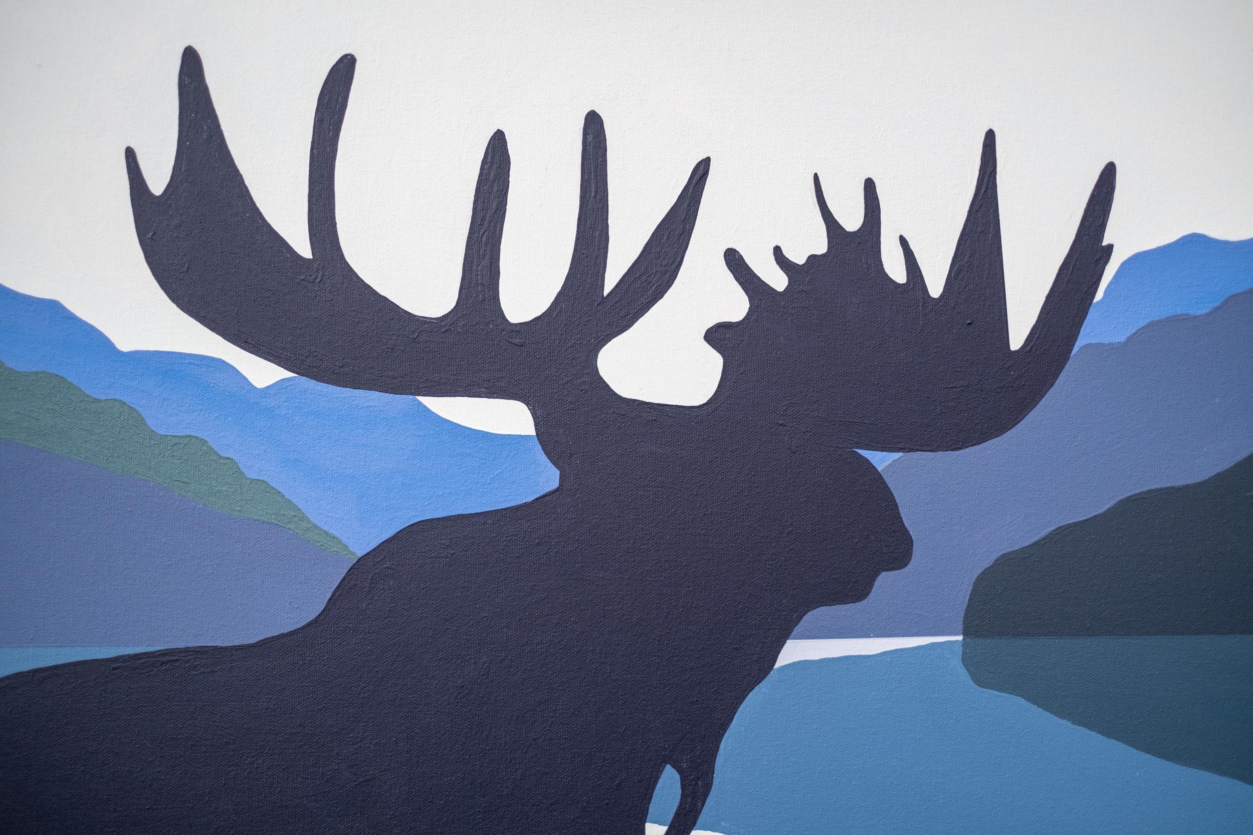 Lookout - pop-art, Canadiana, iconic, contemporary, acrylic on canvas For Sale 1