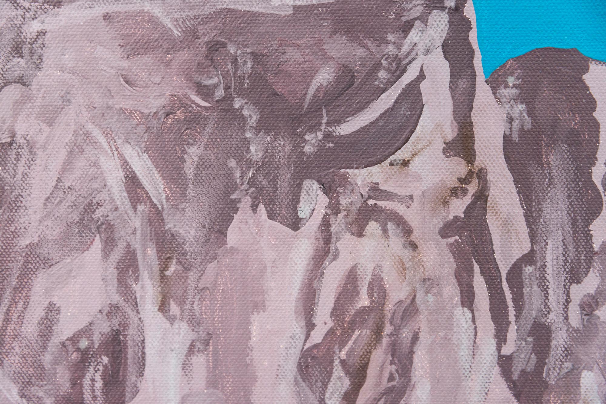 Alce Lunar Bon Eco - contemporáneo, figurativo, pop-art, acrílico sobre lienzo en venta 3