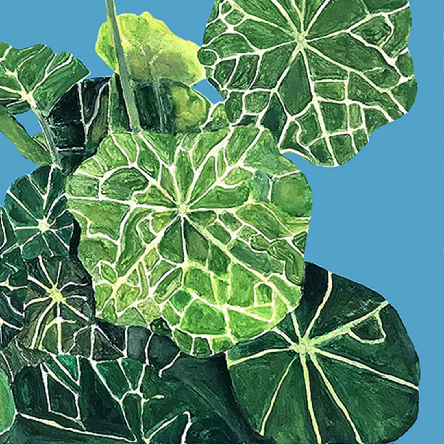 Nasturium - Contemporary Painting by Charles Pachter
