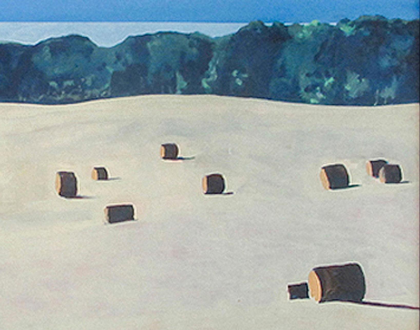 The Fields - zeitgenössisch, Landschaft, abstrahiert, Acryl auf Leinwand – Painting von Charles Pachter