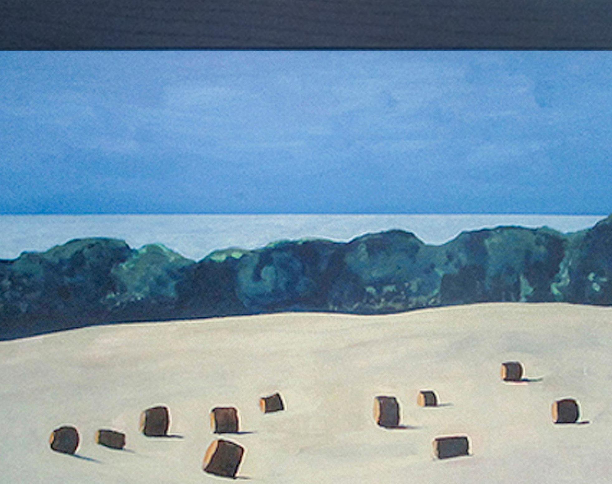 Of the Fields - contemporary, landscape, abstracted, acrylic on canvas - Contemporary Painting by Charles Pachter