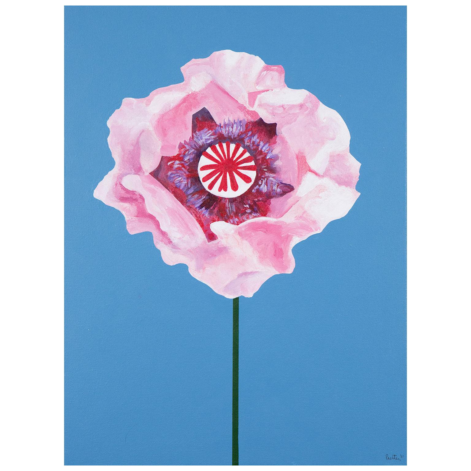 Poppy - Painting by Charles Pachter