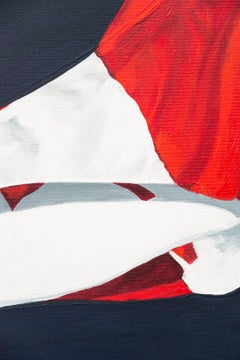 The Painted Flag (1981) - Canadian, Contemporary Acrylic on Canvas, Signed