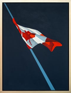 The Painted Flag Navy (2004) - figurative, contemporary, acrylic on canvas