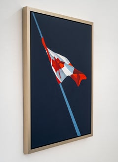 The Painted Flag Navy (2004) - figurative, contemporary, acrylic on canvas
