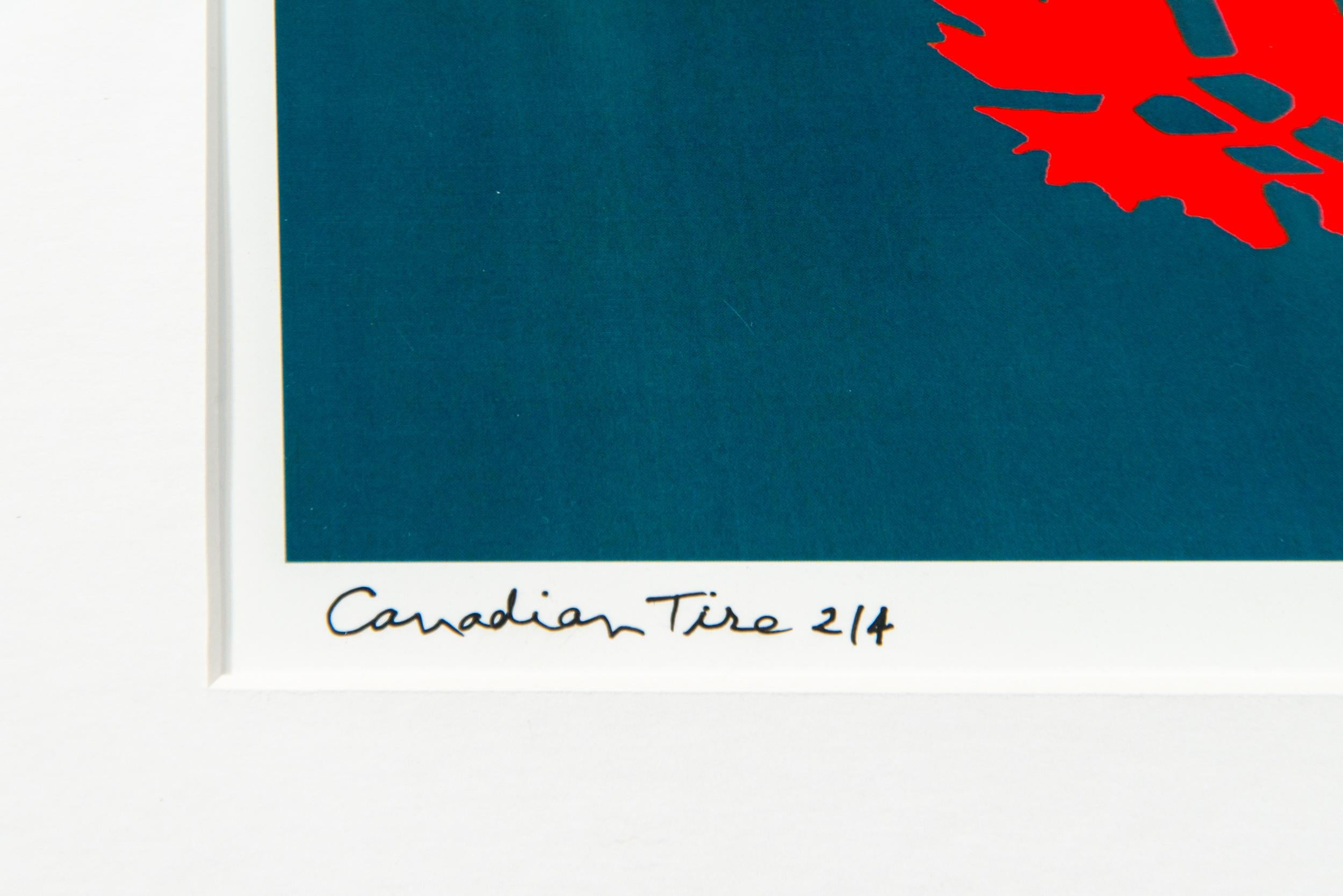 Canadian Tire 2/4 - abstract, figurative, pop-art, limited giclee print For Sale 1