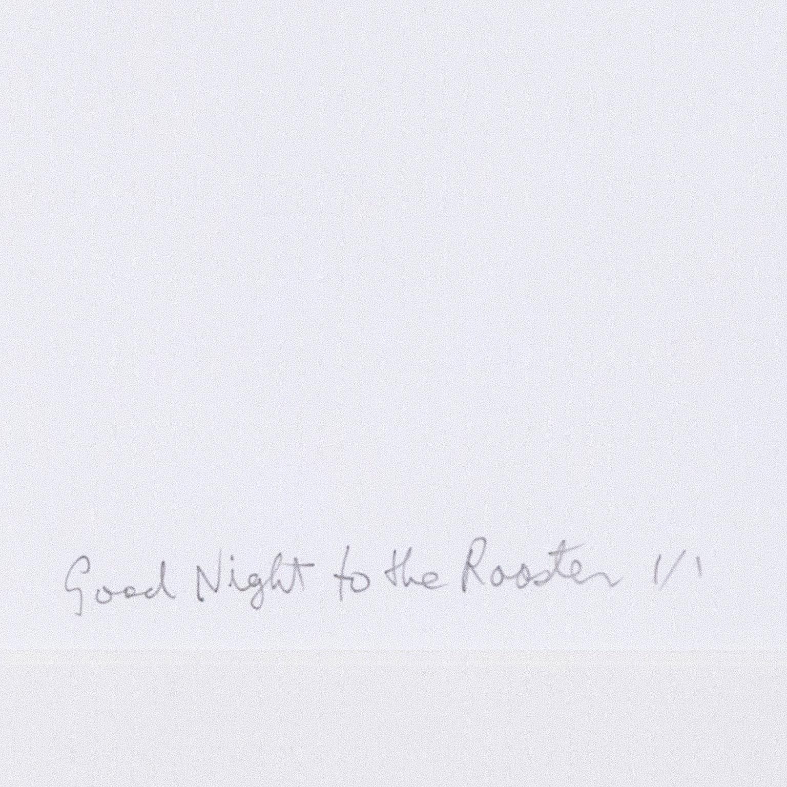 Charles Pachter « Good Night to the Rooster » ( Bonne nuit à la coq) en vente 3