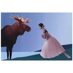 Charles Pachter "Moose Lake: Pas De Deux"