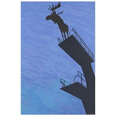 Vintage Charles Pachter "Tour de Force"