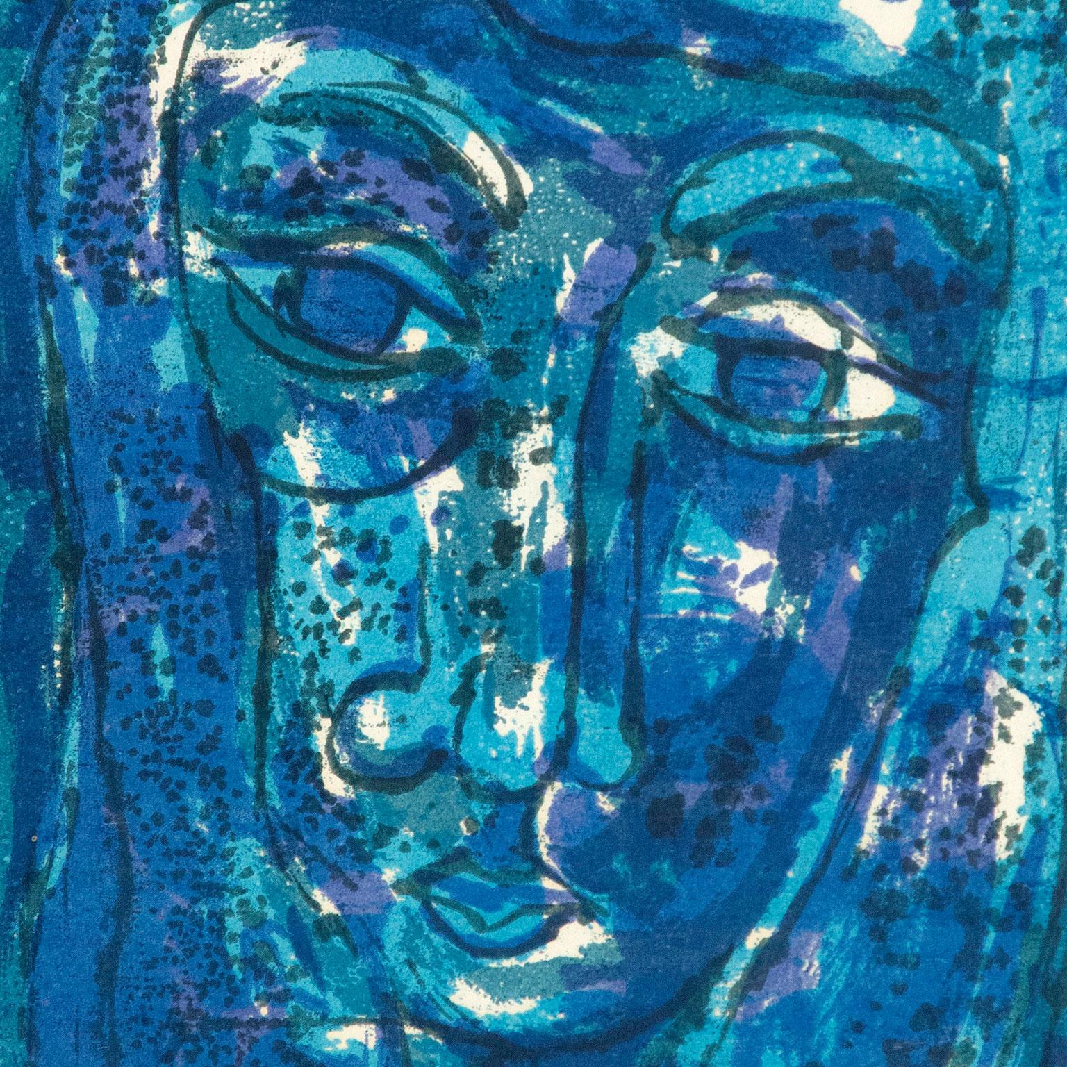Gesicht (Expressionismus), Print, von Charles Pachter