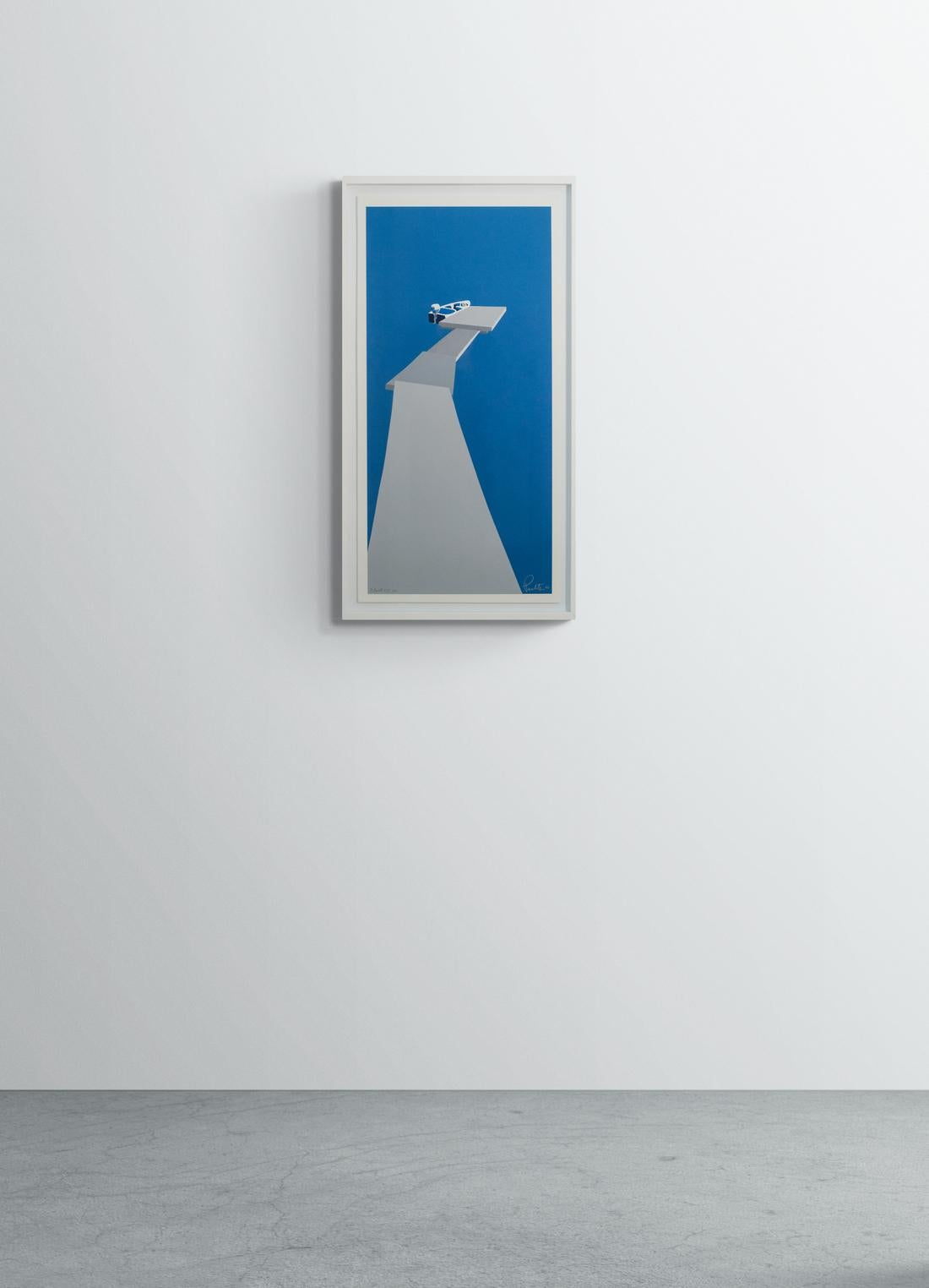 Float AP 1/4 - minimalista, contemporáneo, figurativo, impresión litográfica en venta 1