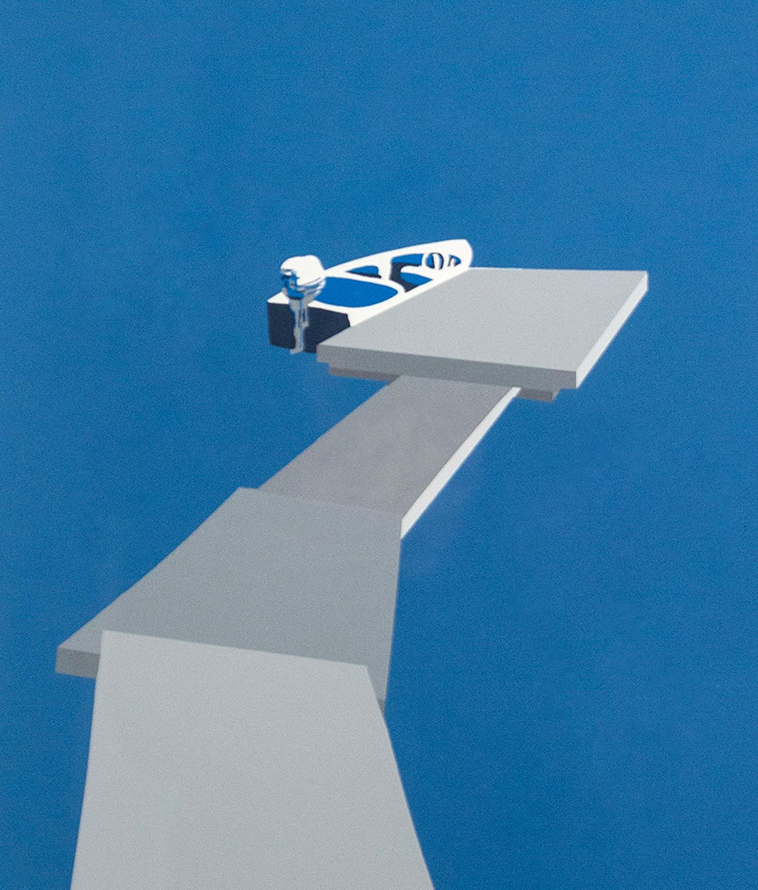 Float AP 1/4 - minimalista, contemporáneo, figurativo, impresión litográfica en venta 4