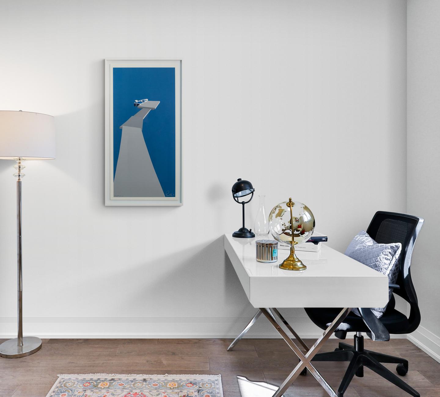 Float AP 1/4 - minimalista, contemporáneo, figurativo, impresión litográfica en venta 5