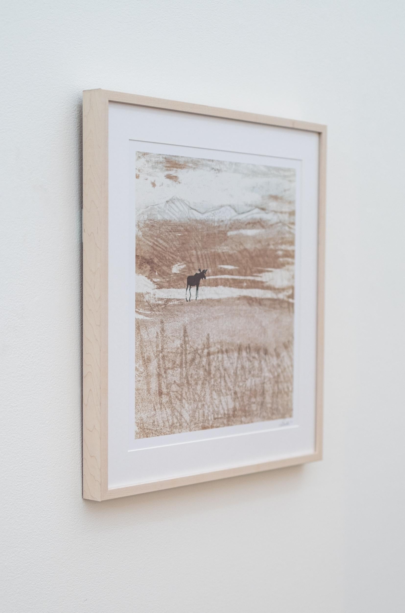 Mooseamour 17/80 - figurativ, landschaftlich, zeitgenössisch, lithographischer Druck (Zeitgenössisch), Print, von Charles Pachter