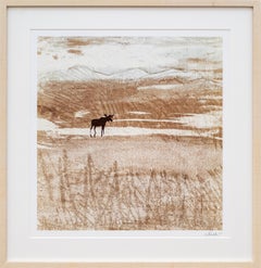 Mooseamour 17/80 - figurativo, paisaje, contemporáneo, impresión litográfica