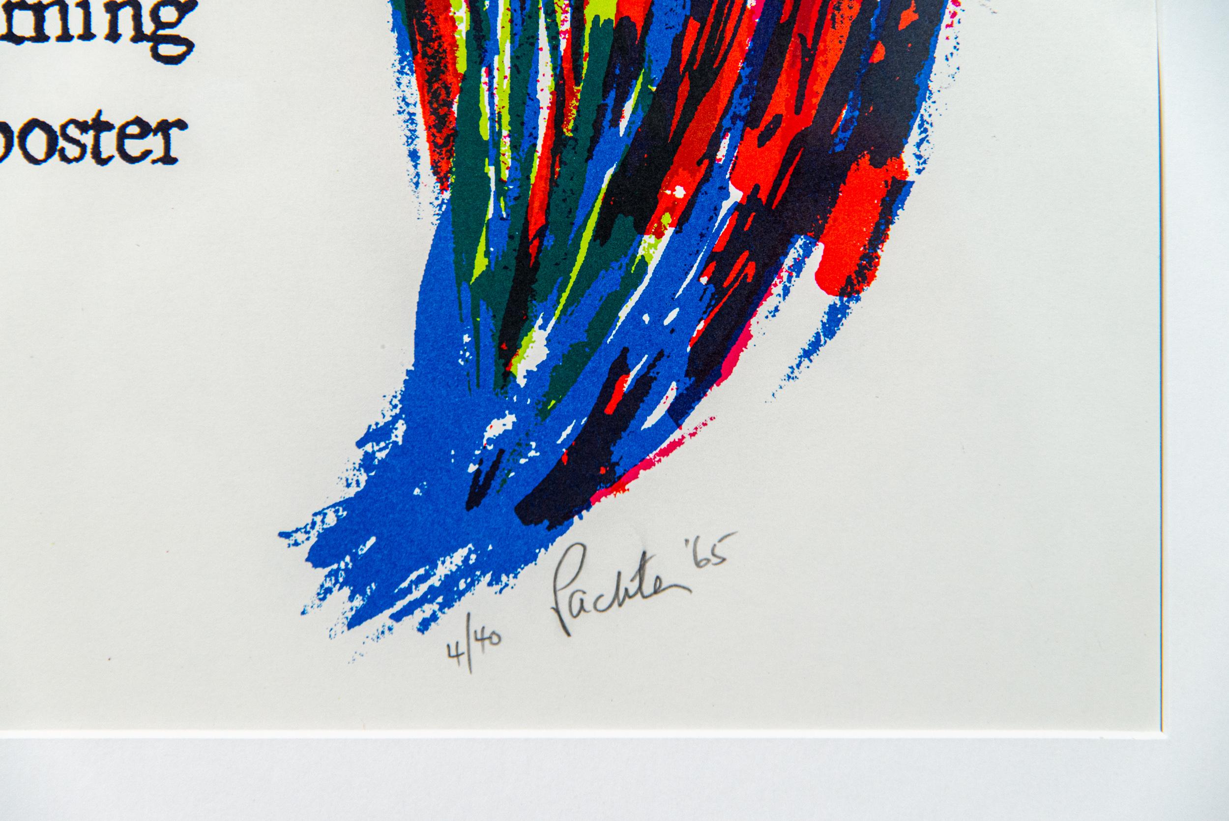 Gallo - uccello, contemporaneo, figurativo, pop-art, stampa giclée limitata - Print Contemporaneo di Charles Pachter