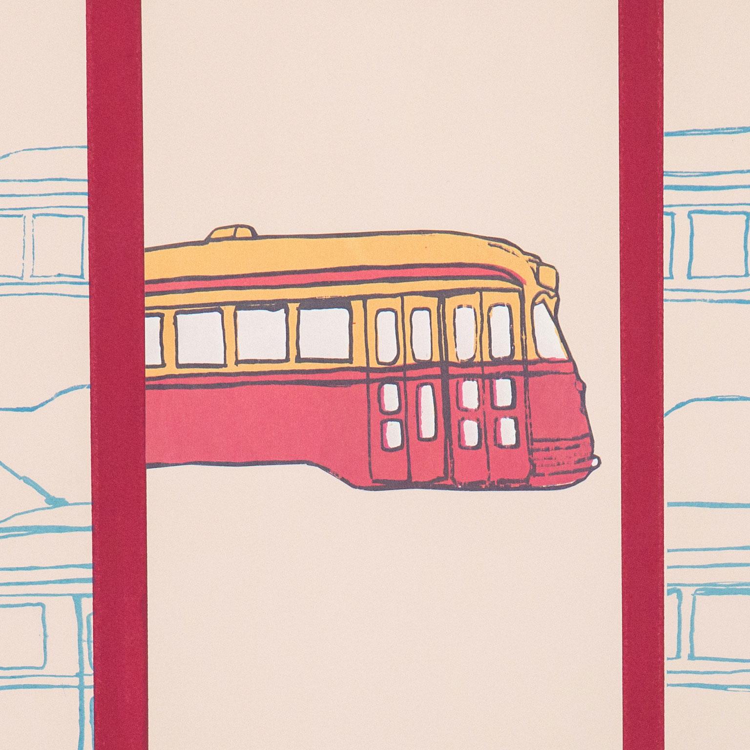 Streetcar Situation - Pop Art Print by Charles Pachter