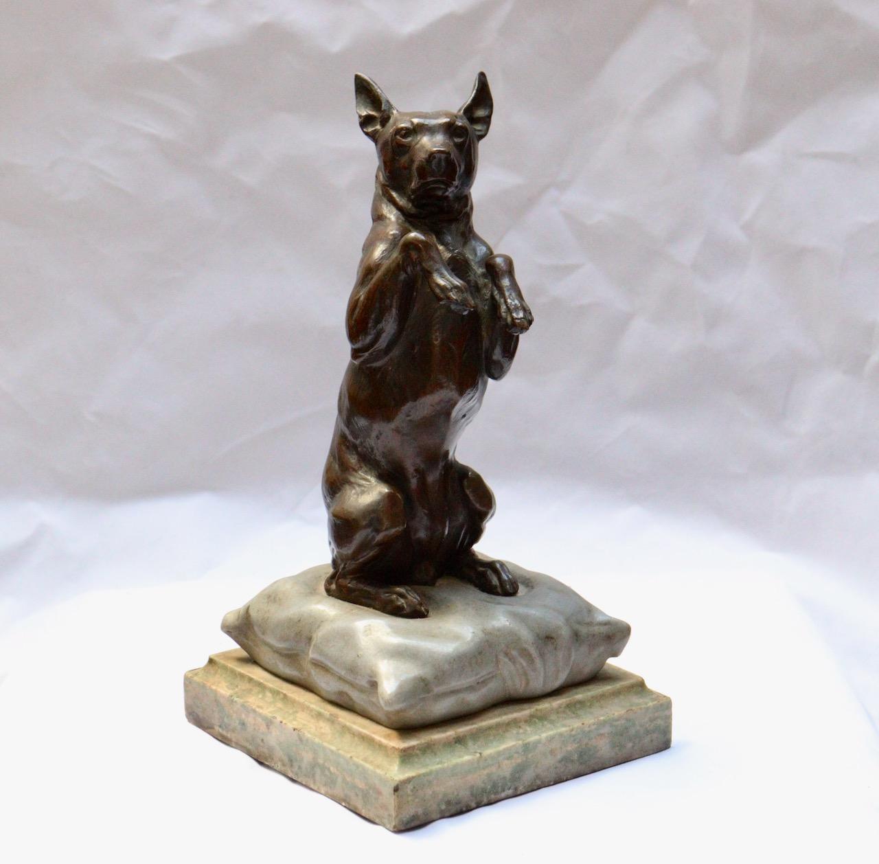 Napoleon III Charles Paillet Bronze Figure of a Dog