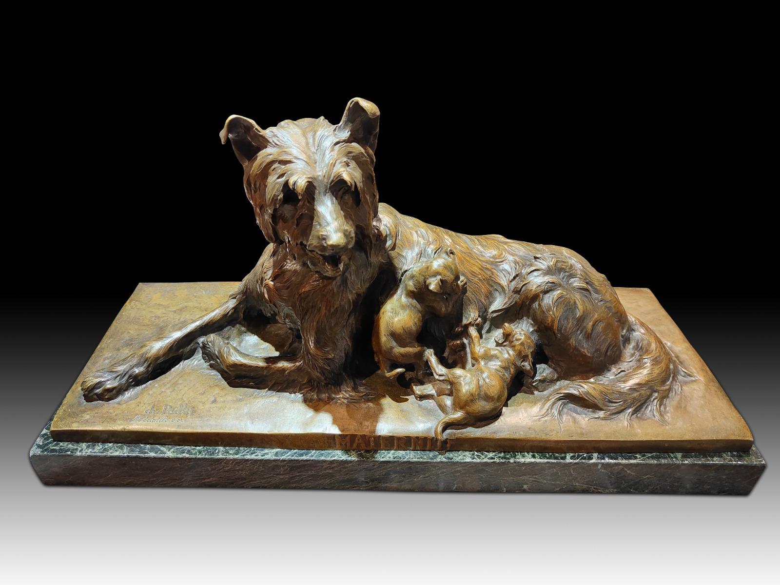 Modern Charles Paillet (French, 1871-1937) bronze Sculpture For Sale