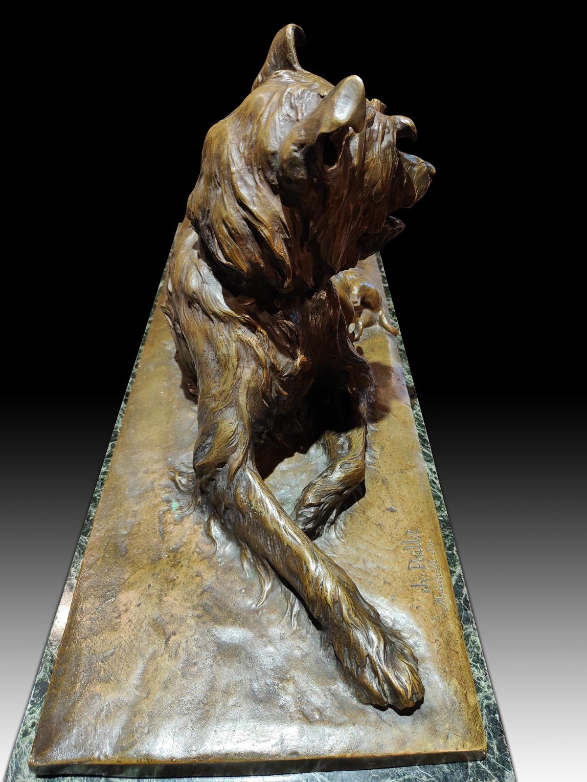 19th Century Charles Paillet (French, 1871-1937) bronze Sculpture For Sale