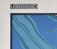 Oxford and Cambridge Boat Race 1921 original poster by Charles Paine