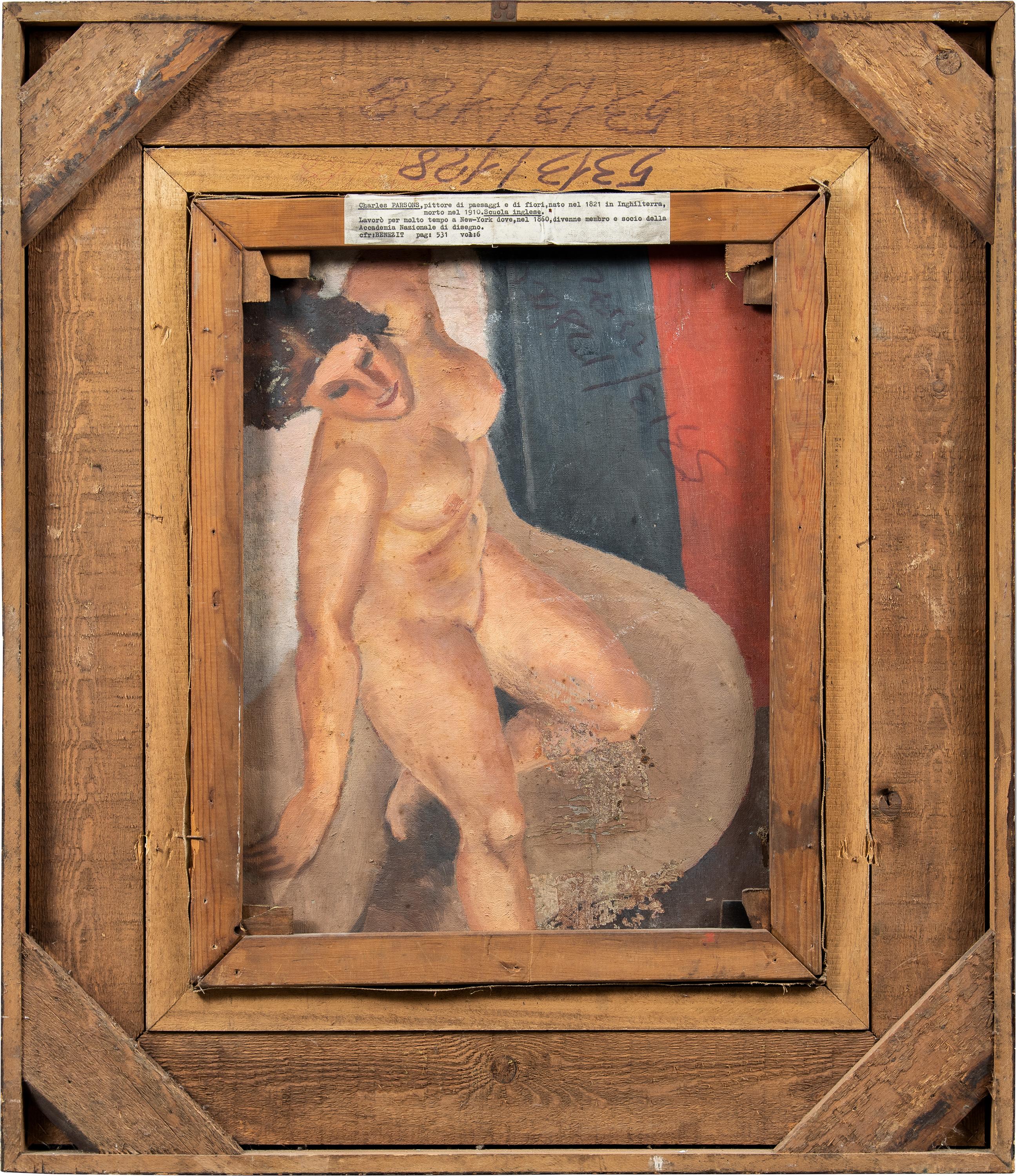 Charles Parsons – amerikanische Stilllebenmalerei des späten 19. Jahrhunderts – Doppelgesicht