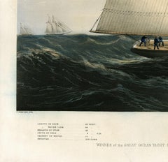 The Yacht "Henrietta" 205 Tons. Modelled by Mr. Wm. Tooker, N.Y. Built by Mr. ..