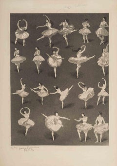 Ballerians – Lithographie von Charles Paul Renouard – frühes 20. Jahrhundert