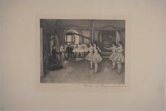Dancing Class - Original etching, Signed