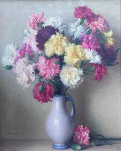 Œillets dans un Vase