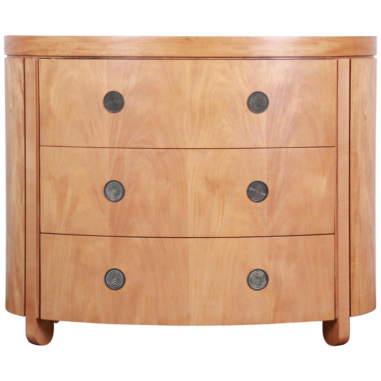 Charles Pfister For Baker Art Deco Primavera Oval Commode Or
