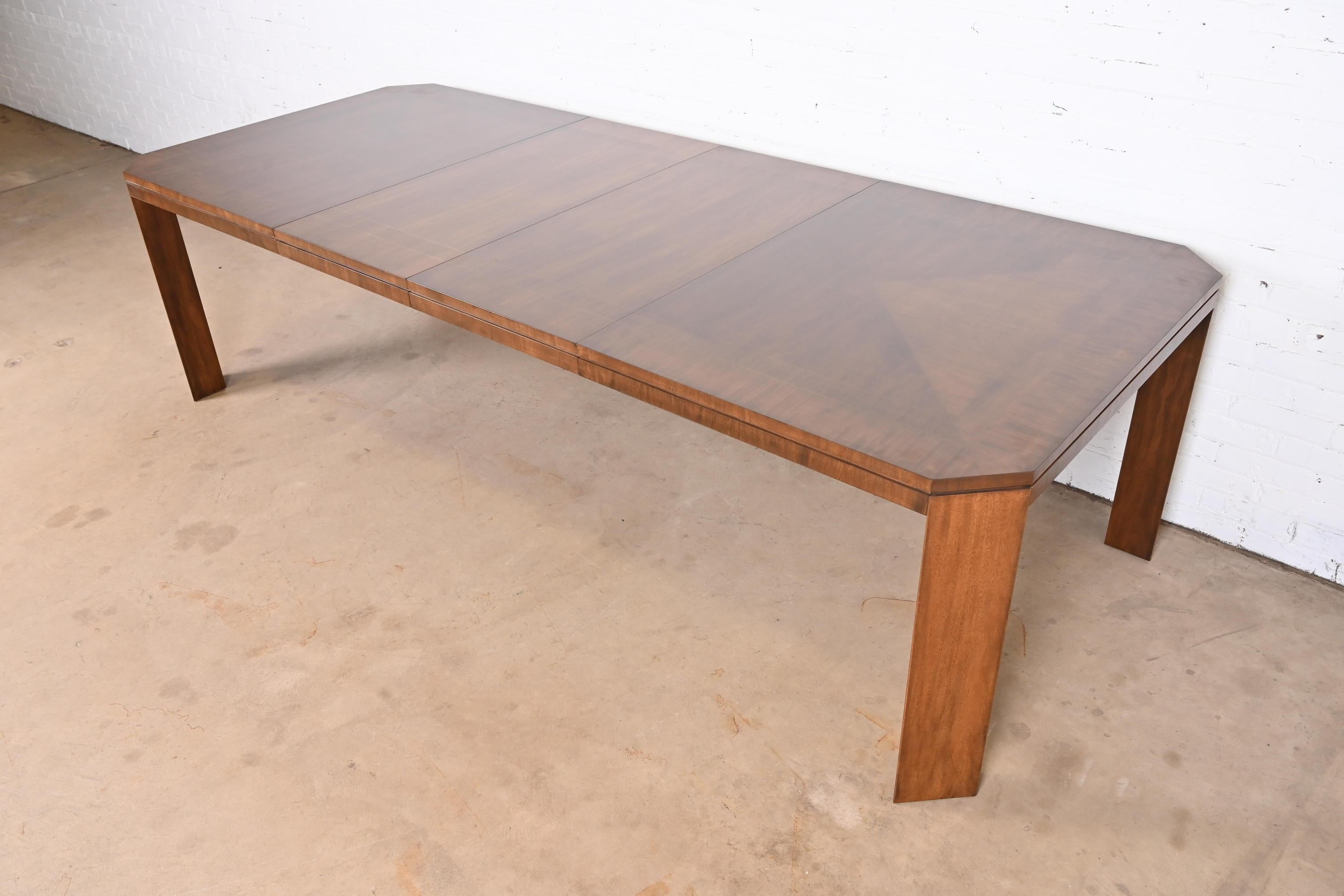 Modern Charles Pfister for Baker Furniture Art Deco Primavera Dining Table, Refinished