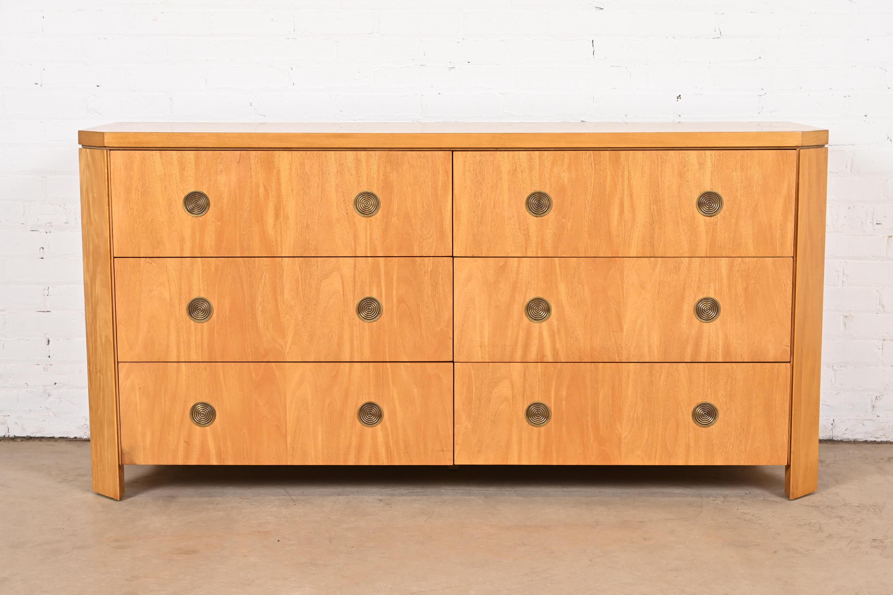 American Charles Pfister for Baker Furniture Modern Art Deco Primavera Dresser For Sale