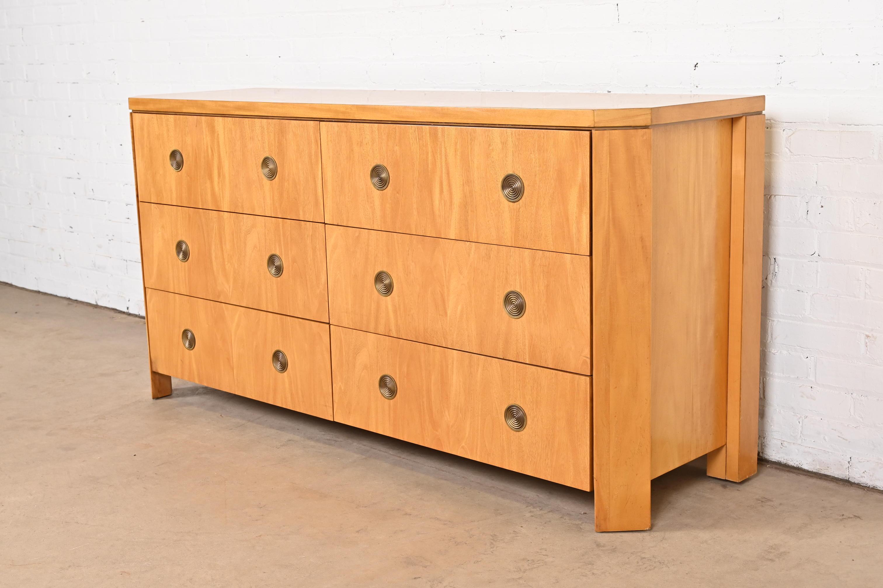 Late 20th Century Charles Pfister for Baker Furniture Modern Art Deco Primavera Dresser For Sale