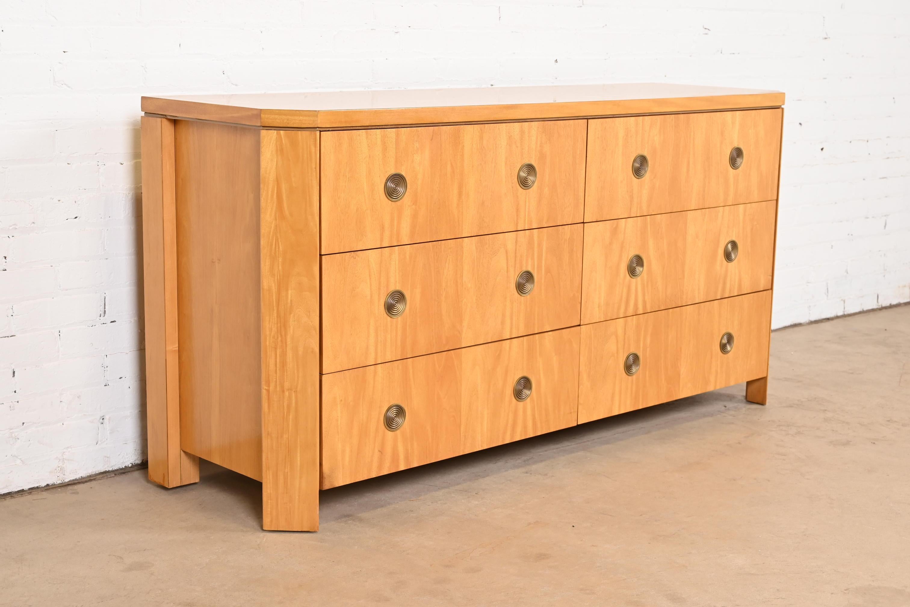 Charles Pfister for Baker Furniture Modern Art Deco Primavera Dresser For Sale 1